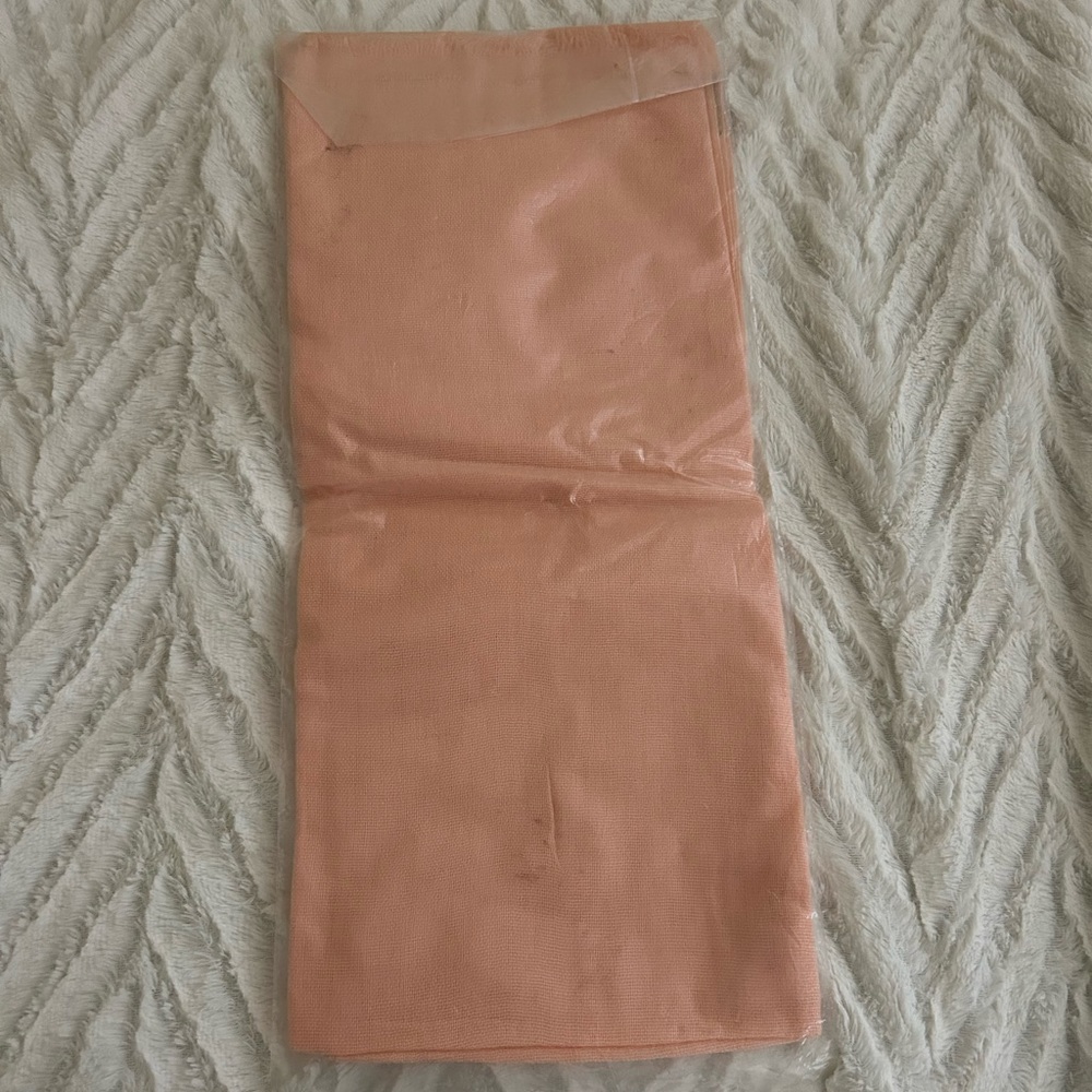 Cashmere blend scarf peach